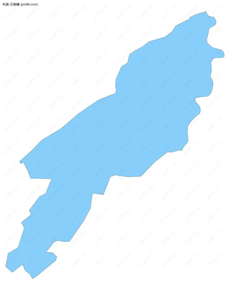 石杨镇边界地图