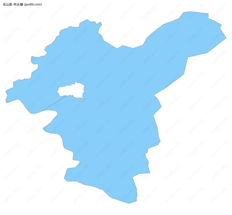 林头镇边界地图