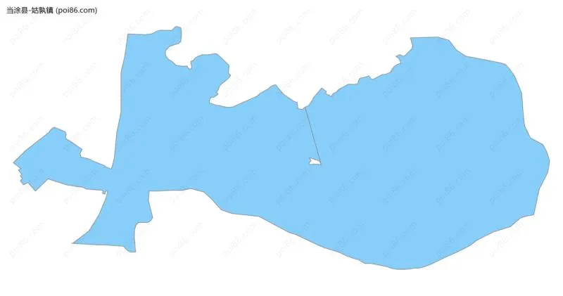 姑孰镇边界地图