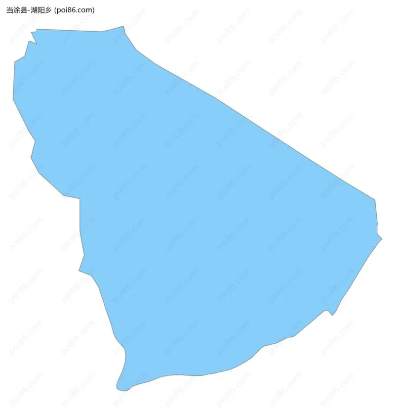 湖阳乡边界地图