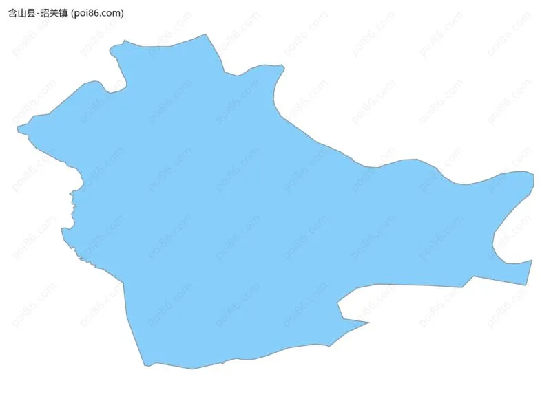 昭关镇边界地图