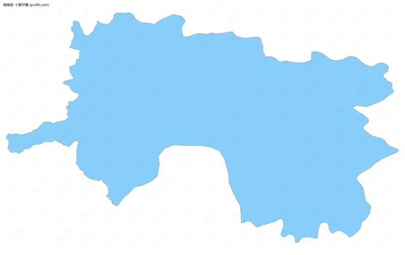 十里坪镇边界地图