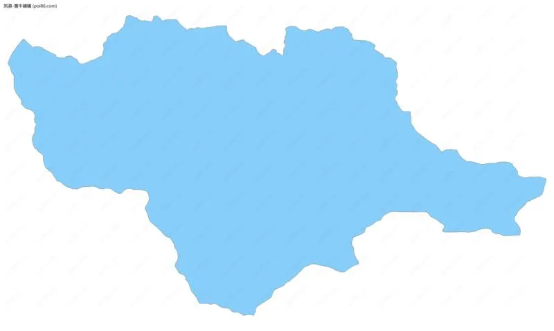 黄牛铺镇边界地图