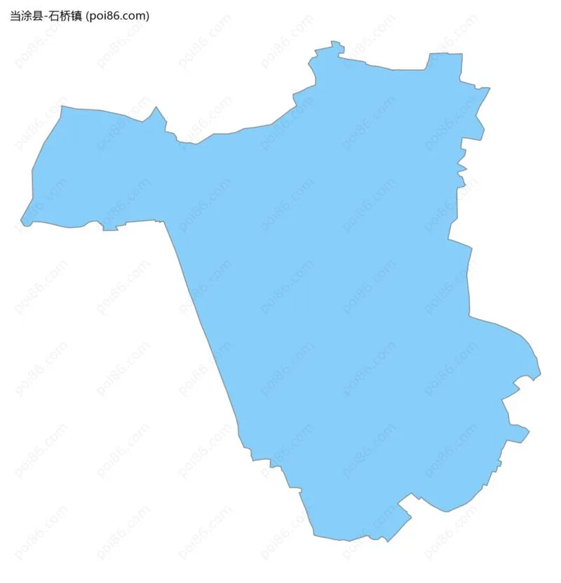 石桥镇边界地图