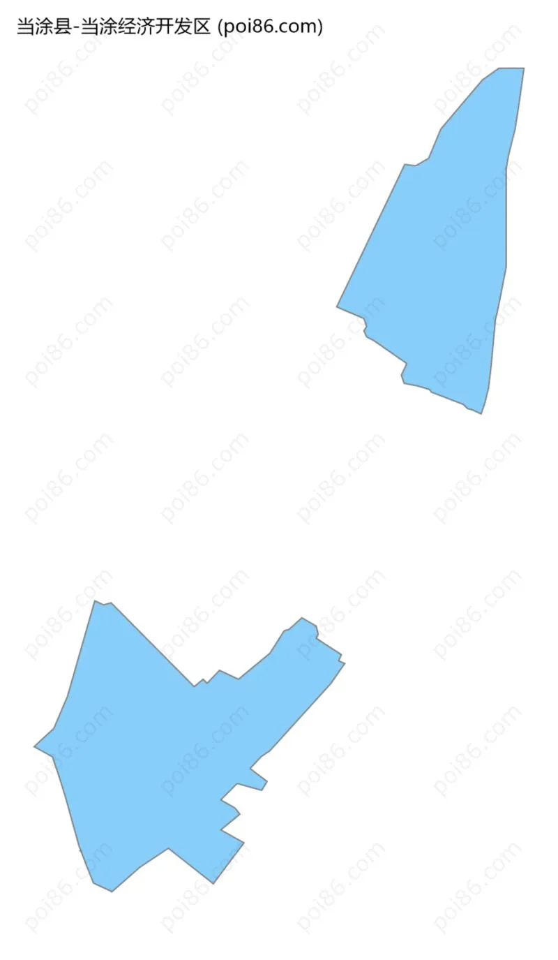当涂经济开发区边界地图