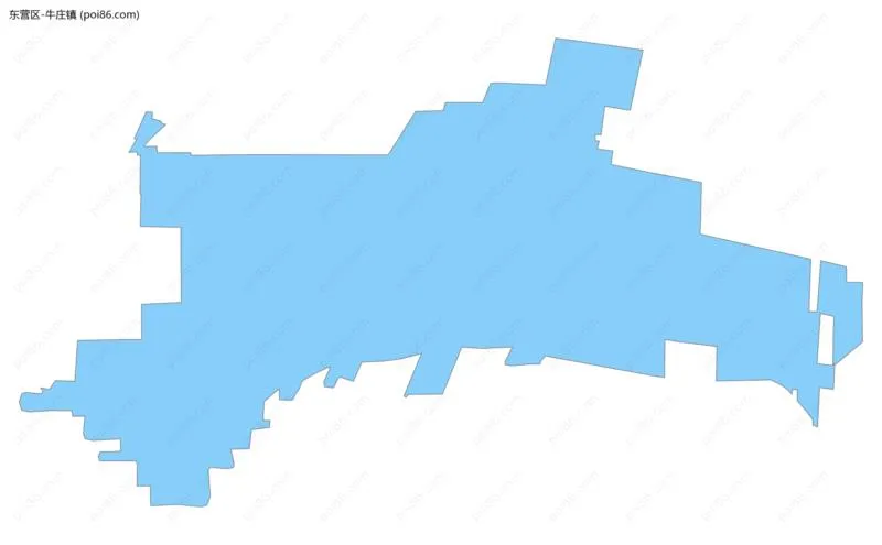 牛庄镇边界地图