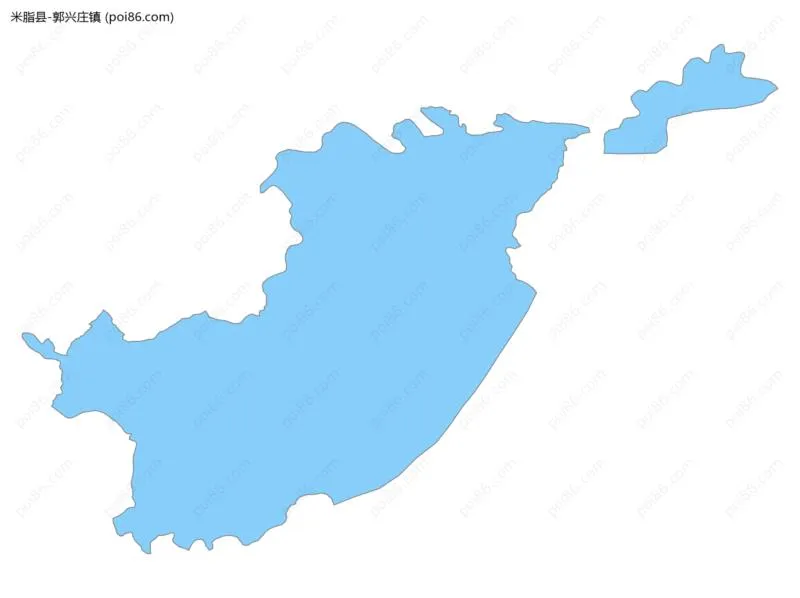 郭兴庄镇边界地图