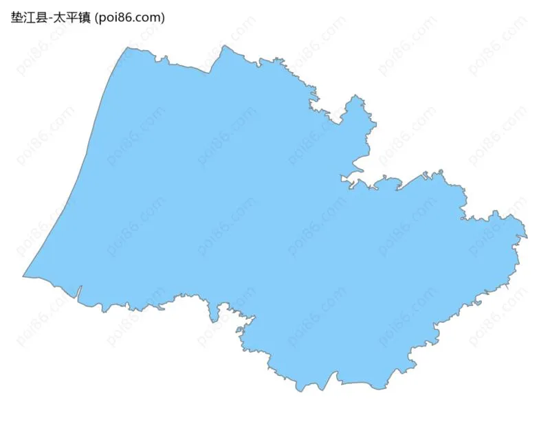 太平镇边界地图