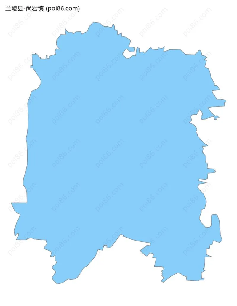 尚岩镇边界地图