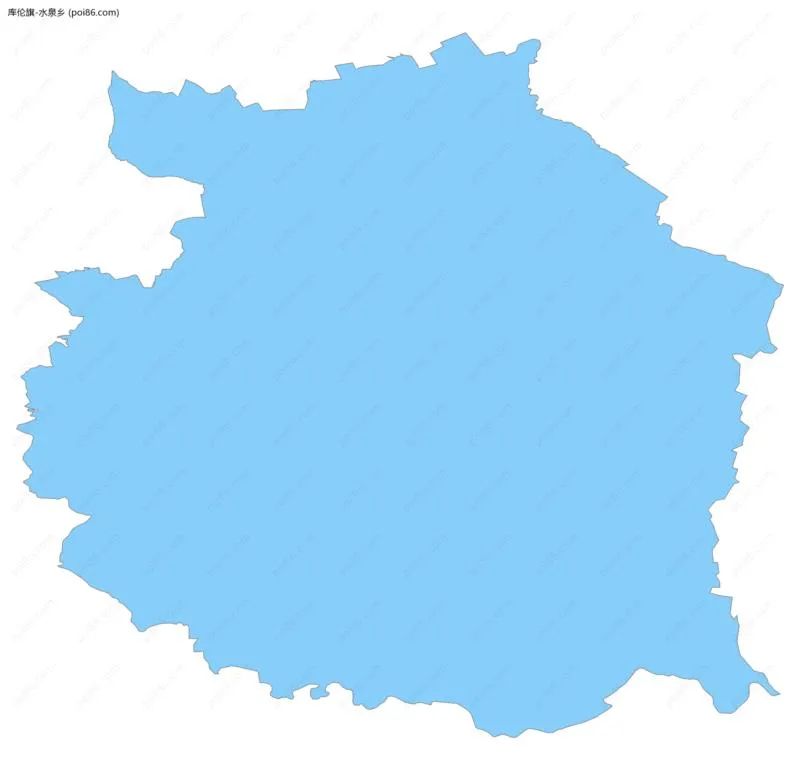 水泉乡边界地图