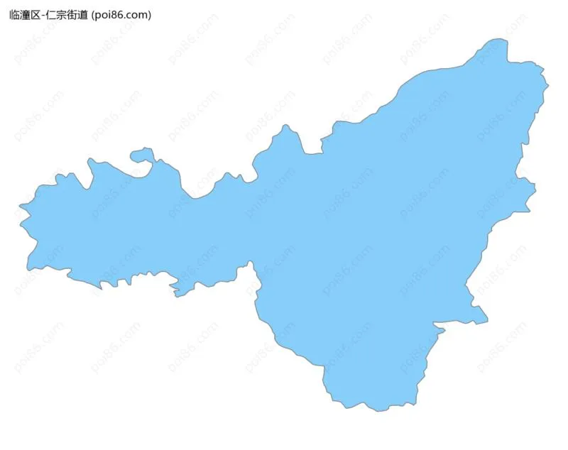 仁宗街道边界地图