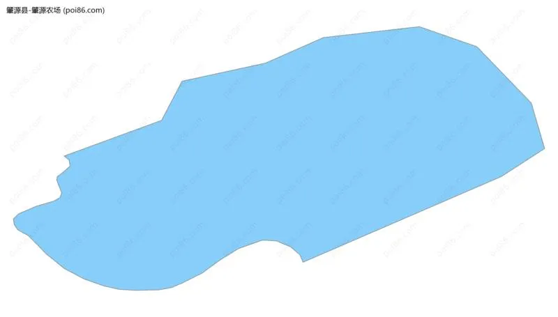 肇源农场边界地图