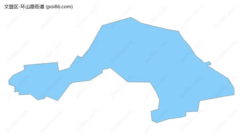 环山路街道边界地图