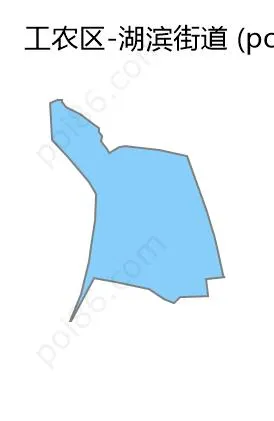 湖滨街道边界地图