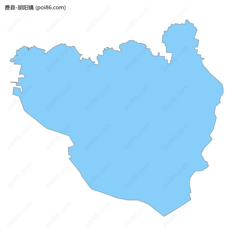 胡阳镇边界地图