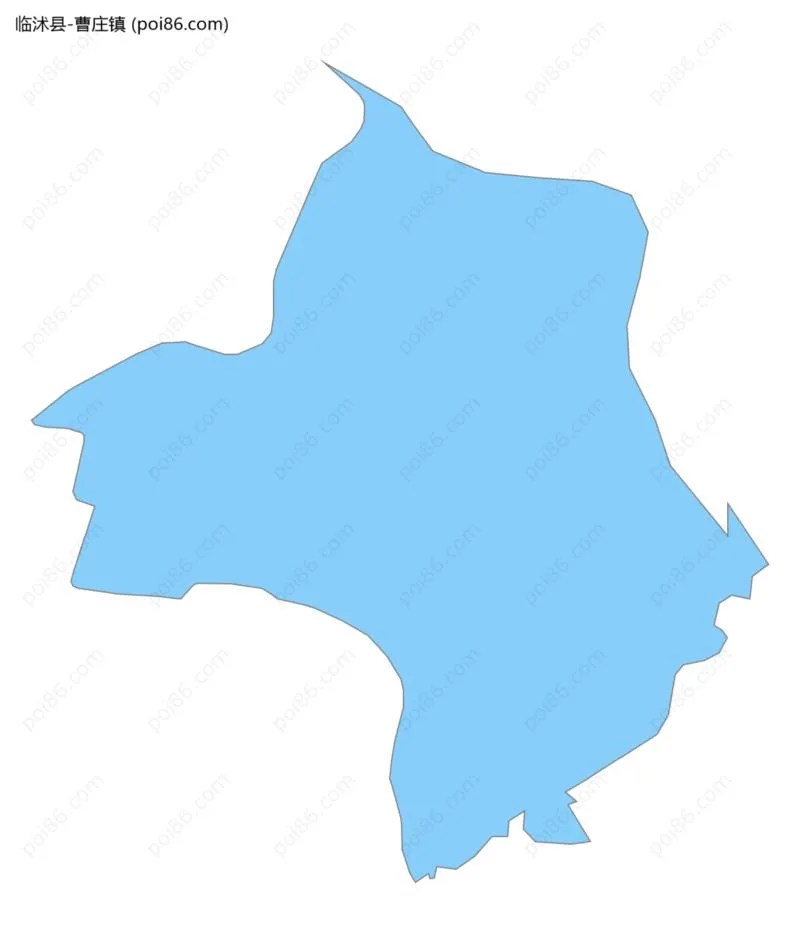 曹庄镇边界地图