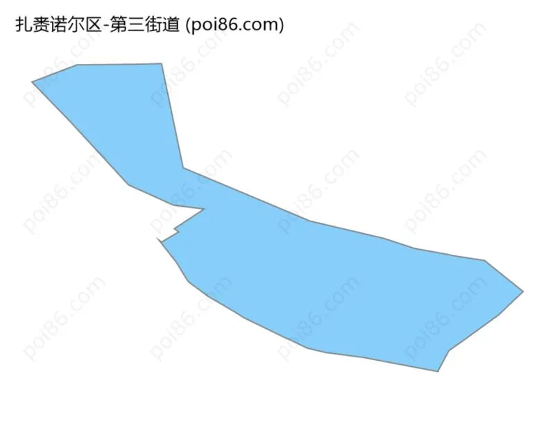 第三街道边界地图