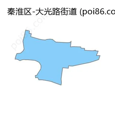 大光路街道边界地图