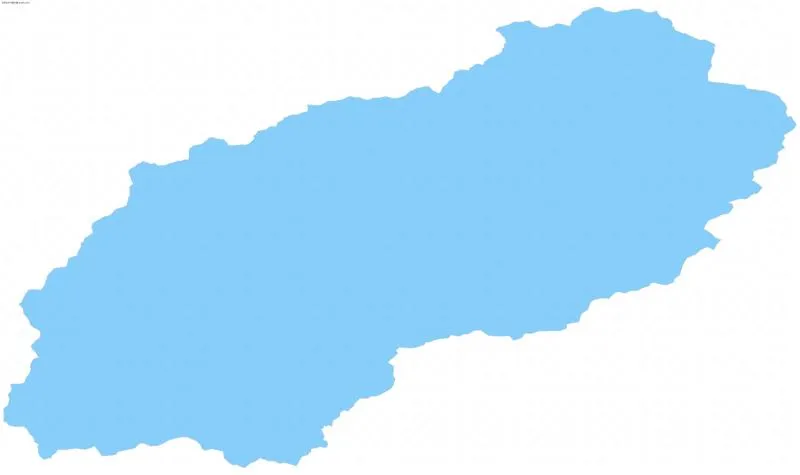 库都尔镇边界地图