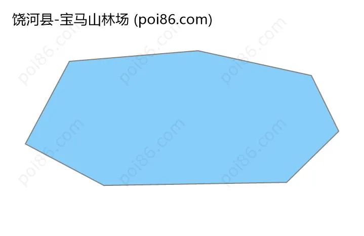 宝马山林场边界地图