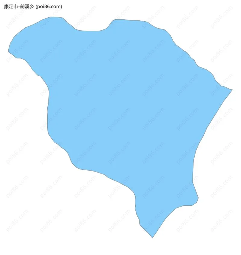 前溪乡边界地图