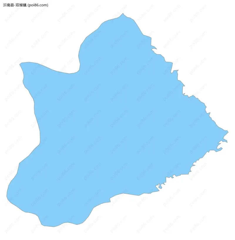 双堠镇边界地图