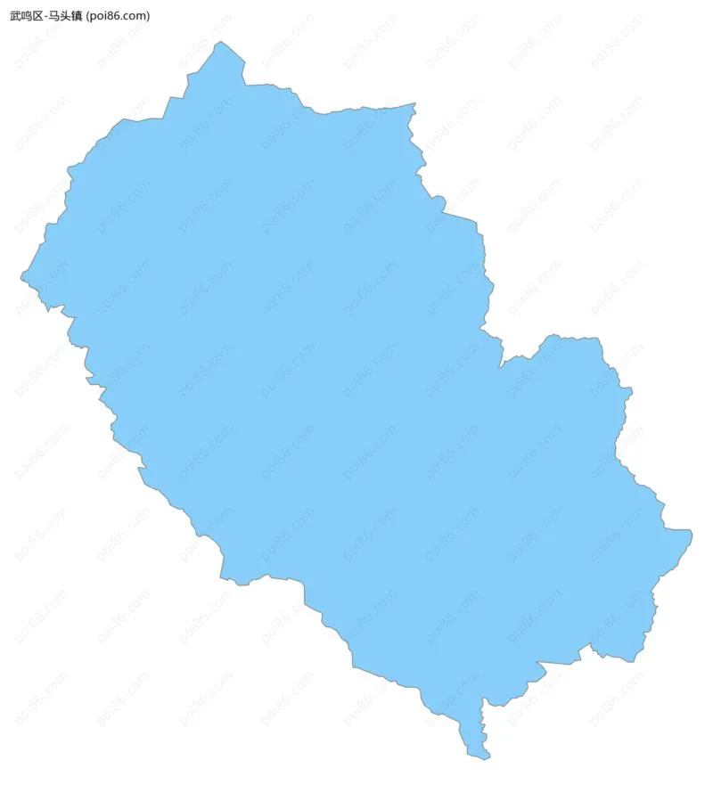 马头镇边界地图