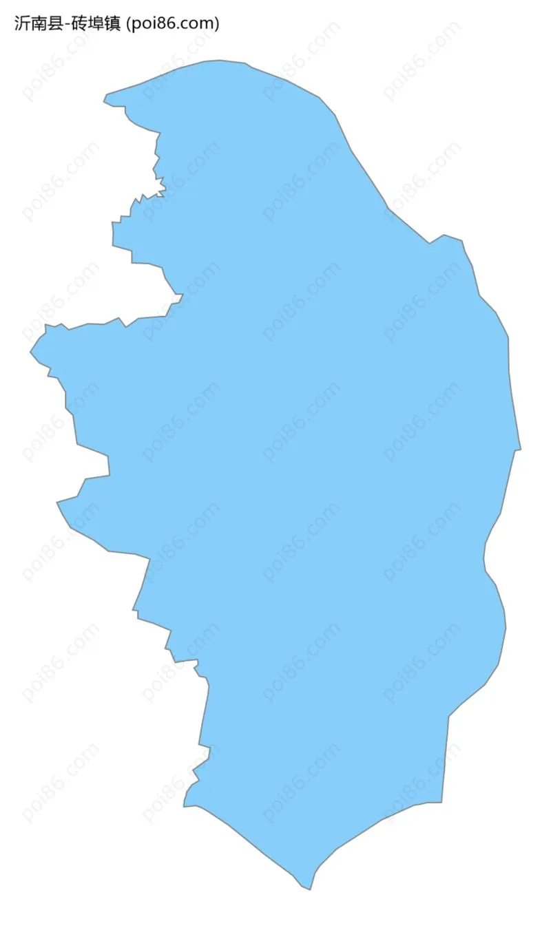 砖埠镇边界地图