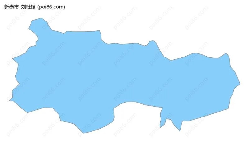 刘杜镇边界地图