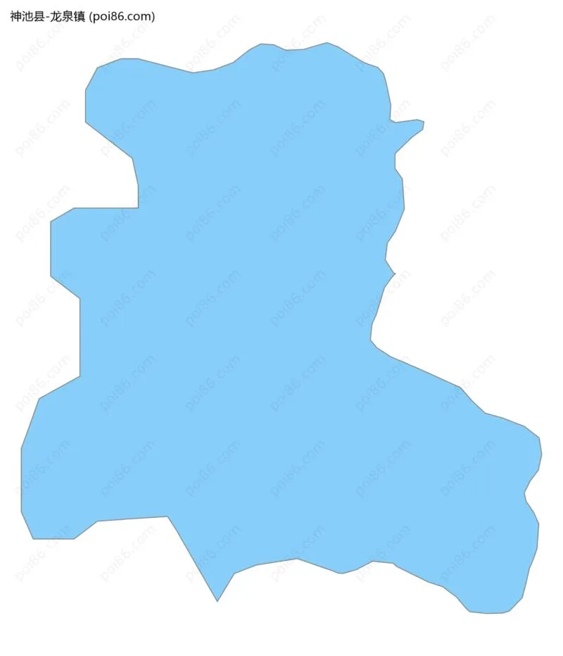 龙泉镇边界地图