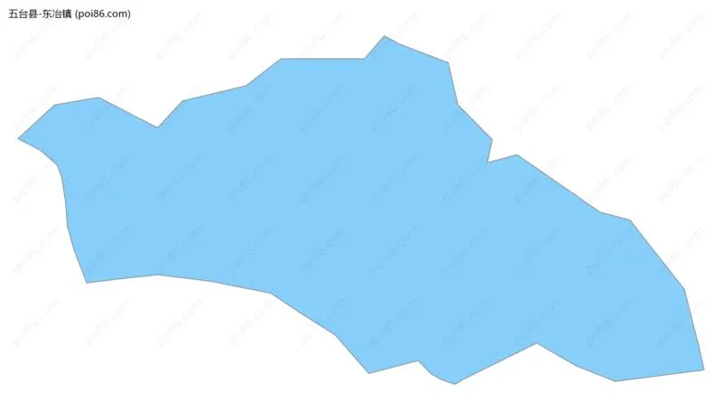 东冶镇边界地图