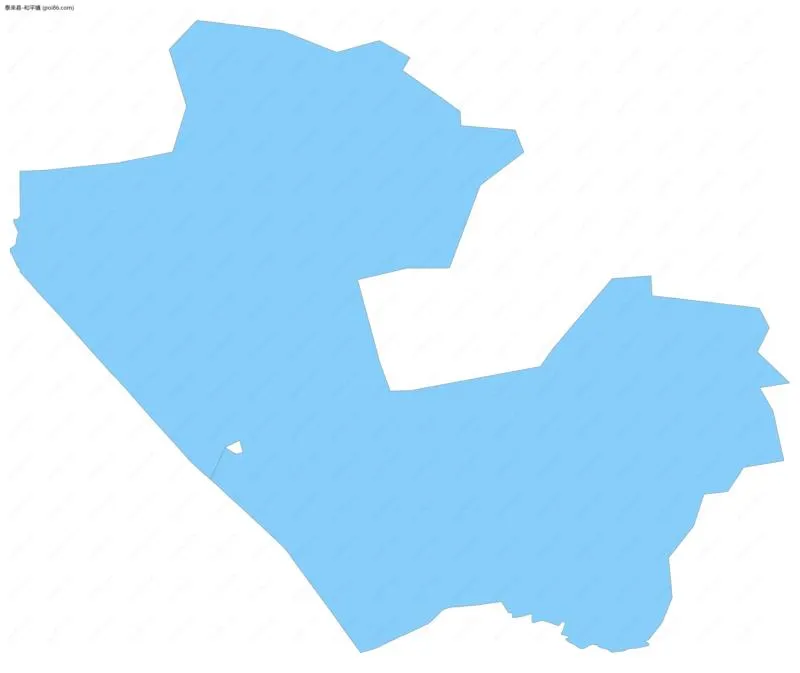 和平镇边界地图