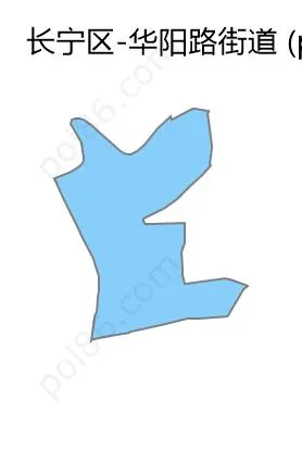 华阳路街道边界地图