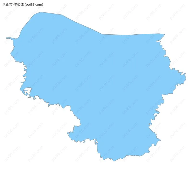 午极镇边界地图