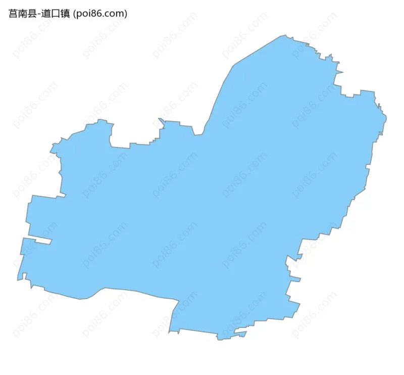 道口镇边界地图