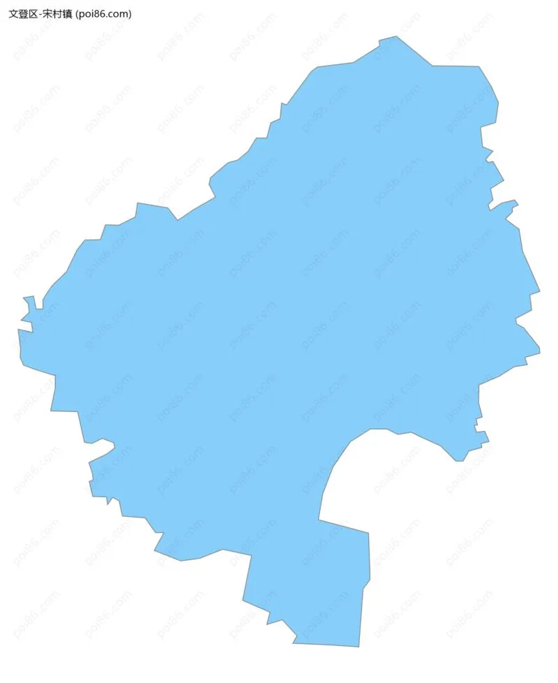 宋村镇边界地图