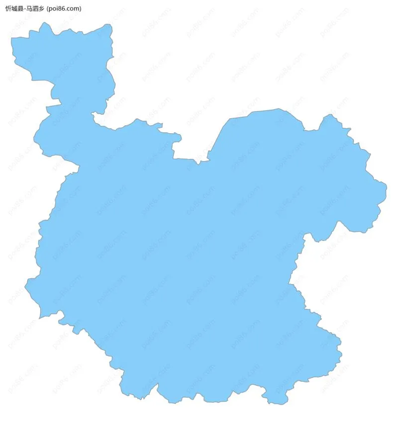马泗乡边界地图