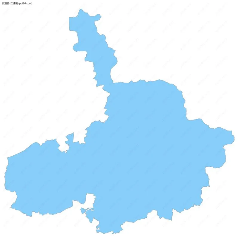 二塘镇边界地图