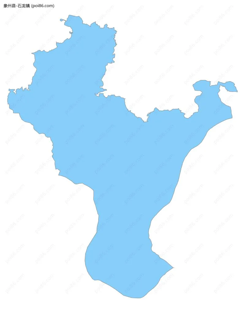 石龙镇边界地图