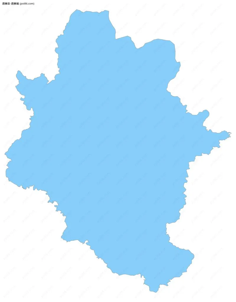鹿寨镇边界地图