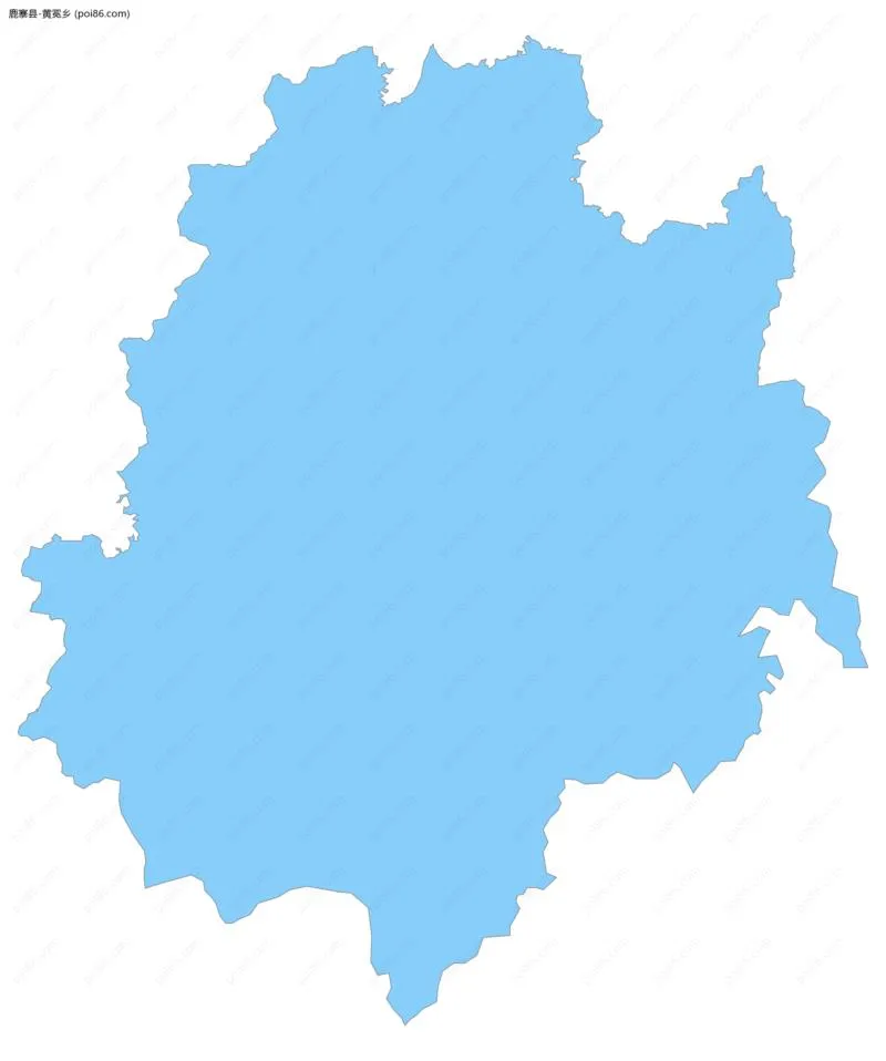 黄冕乡边界地图