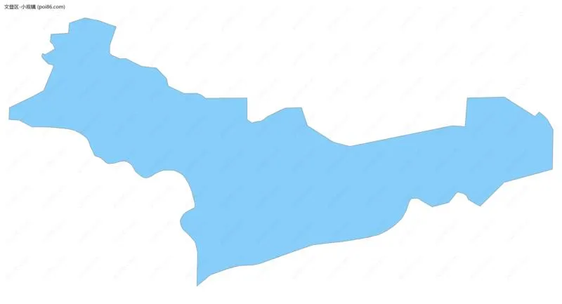 小观镇边界地图