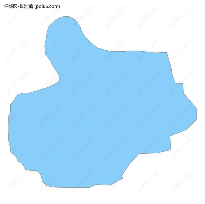 长沟镇边界地图