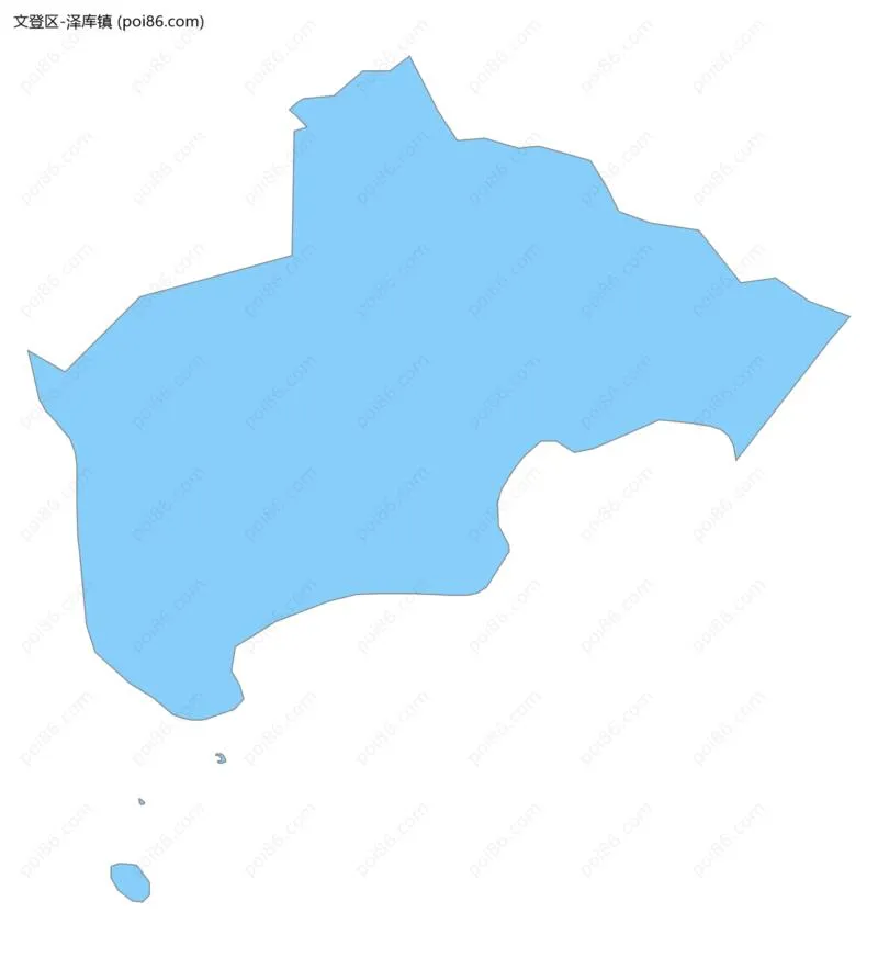 泽库镇边界地图