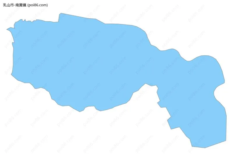 南黄镇边界地图