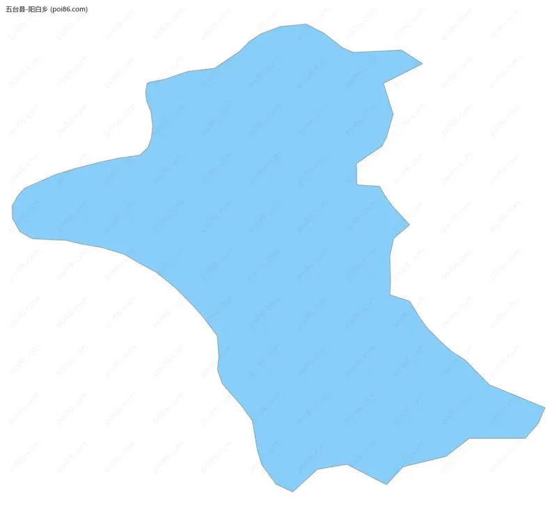 阳白乡边界地图