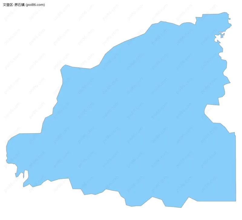 界石镇边界地图