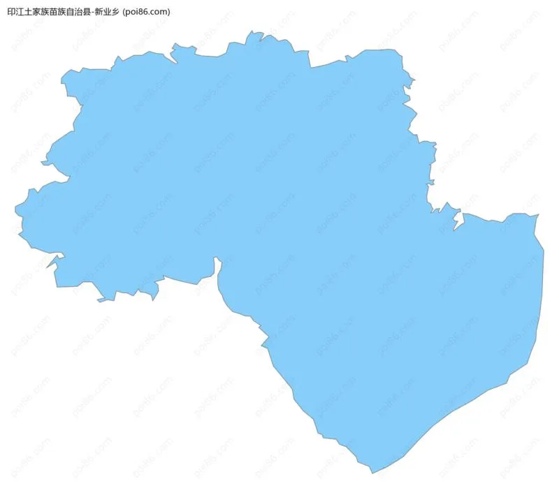新业乡边界地图