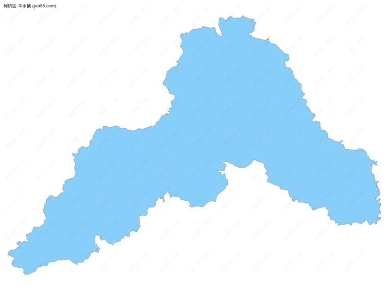 平水镇边界地图