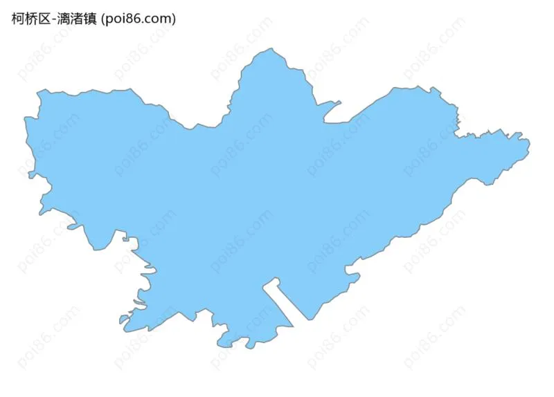 漓渚镇边界地图